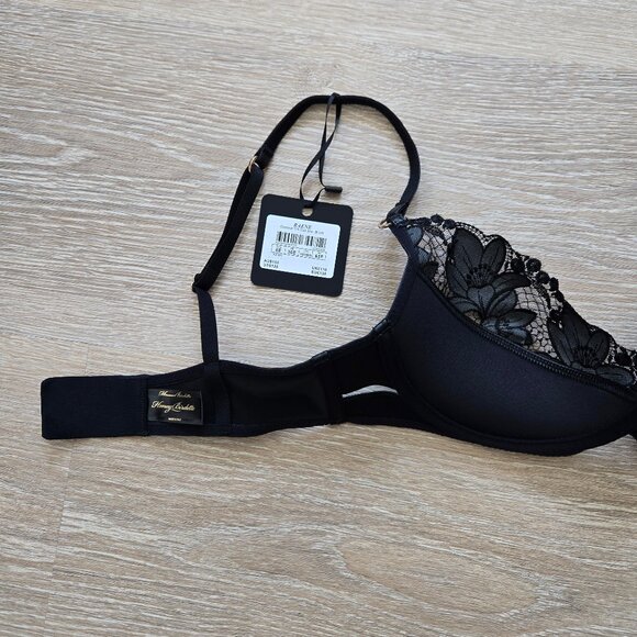Honey Birdette Raene Contour Bra Black Lift Embroidered Size 30DDD New With Tags - Picture 10 of 16